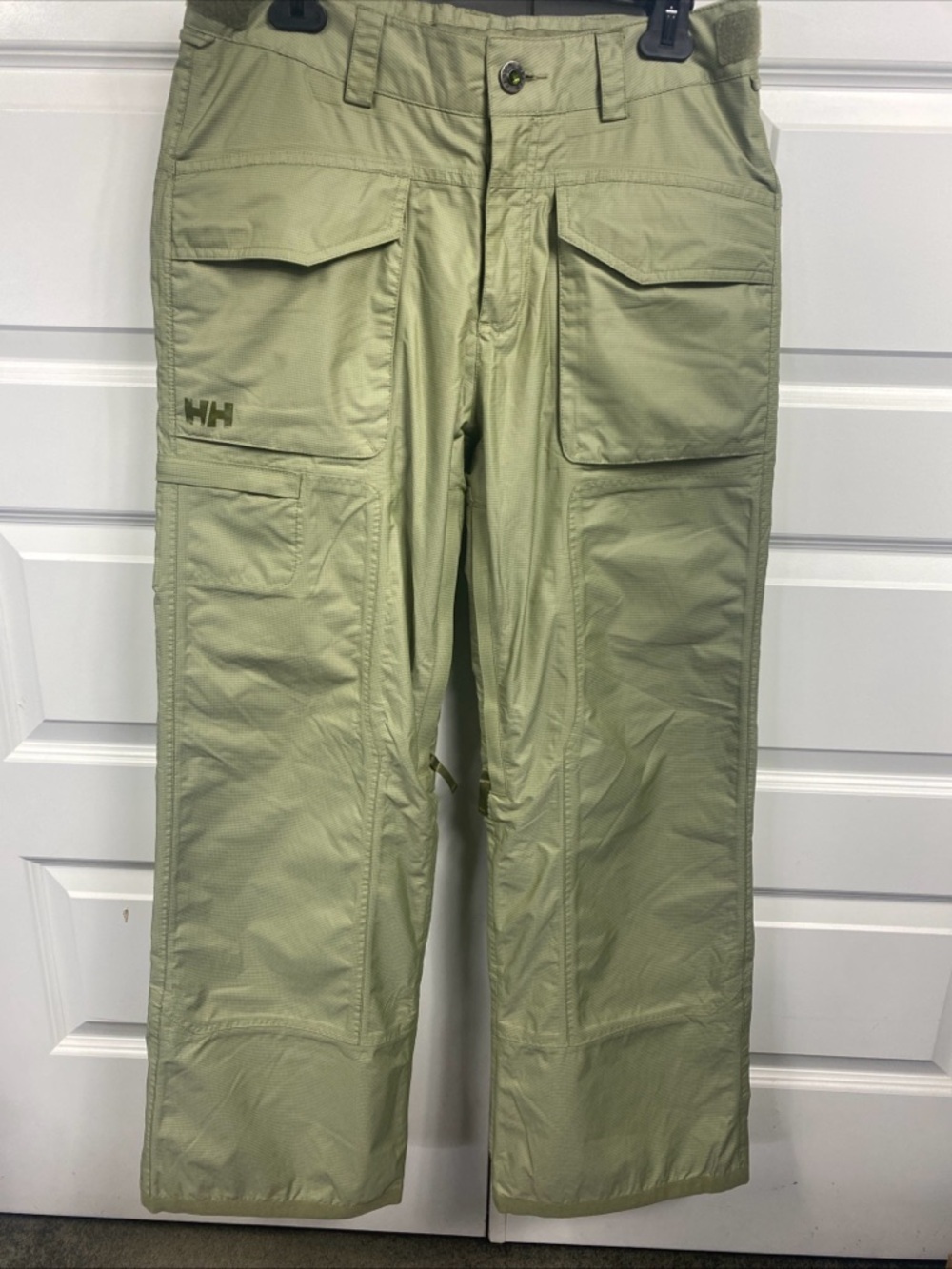 Helly Hansen Ski Pants Women Helly Tech Green Cargo Snow Utility Snowboard Small